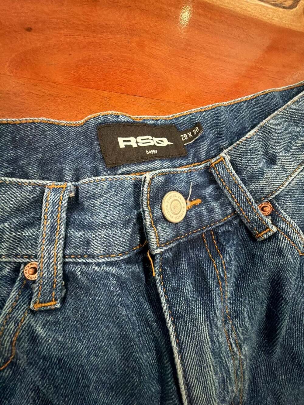 RSQ Baggy Jeans Size 29x30 Blue Denim